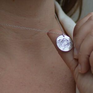 Silfr Metal Art Sterling Silver Wanderlust Necklace